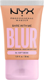 NYX Bare With Me Blur Foundation 30ml - 06 Soft Beige - Cosmetics