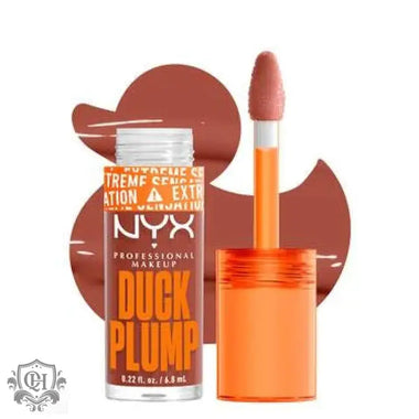 NYX Professional Makeup Duck Plump Lip Gloss in Brown of Applause, 6.8ml display