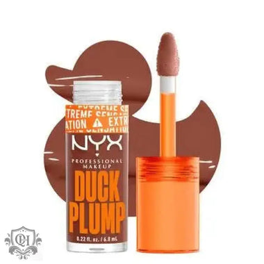 Brown lip plumper with orange accents from Nyx Professional Makeup Mocha Me Crazy