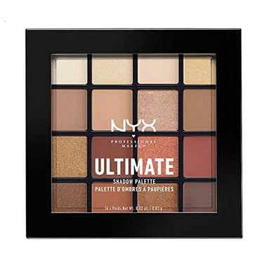 NYX Ultimate Eyeshadow Palette 16 x 0.83g - Warm Neutrals - Cosmetics