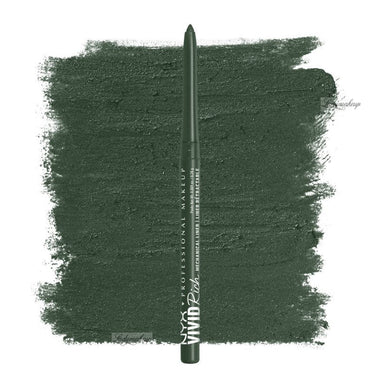 NYX Vivid Mechanical Eyeliner Pencil 0.28g - 08 Emerald Empire - Emerald - Cosmetics