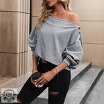 Autumn Women Clothing off Neck off Shoulder Sweater Women - Quality Home Clothing| Beauty