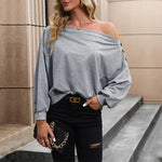 Autumn Women Clothing off Neck off Shoulder Sweater Women - Quality Home Clothing| Beauty