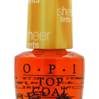 OPI Sheer Tints Top Coat 15ml - I’m Never Amberrassed NTS01 - Makeup