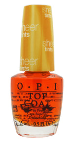 OPI Sheer Tints Top Coat 15ml - I’m Never Amberrassed NTS01 - Makeup