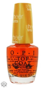 OPI Sheer Tints Top Coat 15ml - I’m Never Amberrassed NTS01 - Makeup