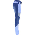 Patchwork Plus Size Shaping Jeans - QH Clothing