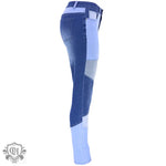 Patchwork Plus Size Shaping Jeans - QH Clothing