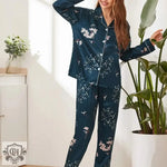 Home Wear Suit Pajamas Women Cardigan Long Sleeve Long Sleeve Autumn - Quality Home Clothing| Beauty