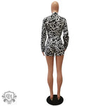 Patterned Swirl Shirt & Shorts Set - Clothing