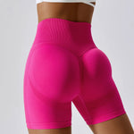 Seamless Yoga Shorts Peach Hip Raise High Waist Fitness Pants Tight Running  Shorts - Quality Home Clothing| Beauty