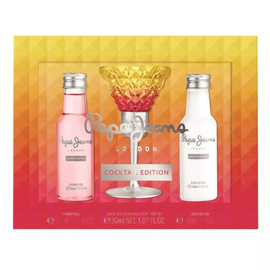 Pepe Jeans For Her Cocktail Gift Set 30ml EDP + 50ml Shower Gel + 50ml Body Lotion - Fragrance