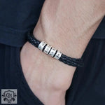 Trendy personality multi-layer braided customizable name design all-match bracelet -  QH Clothing