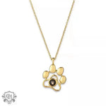 Pet Paw Print Projection Necklace -  QH Clothing