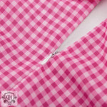 Pink Plaid Peter Pan Collar Dress - QH Clothing