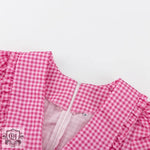 Pink Plaid Peter Pan Collar Dress - QH Clothing