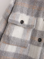 Plaid Oversized Shacket: Autumn Chic - QH Clothing