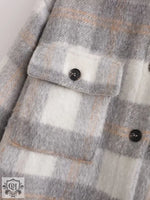 Plaid Oversized Shacket: Autumn Chic - QH Clothing