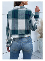 Plaid Oversized Shacket - QH Clothing