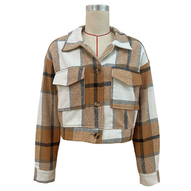 Plaid Oversized Shacket - QH Clothing