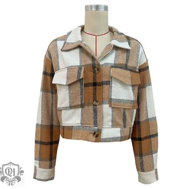 Plaid Oversized Shacket - QH Clothing