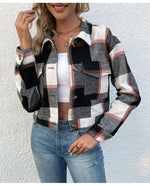 Plaid Oversized Shacket - QH Clothing