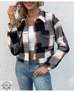 Plaid Oversized Shacket - QH Clothing