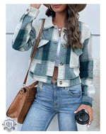 Plaid Oversized Shacket - QH Clothing