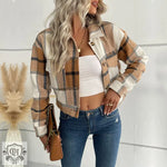 Plaid Oversized Shacket - QH Clothing