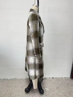 Plaid Woolen Autumn Coat - QH Clothing