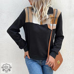 Plaid Patchwork Sweater: Autumn Chic - QH Clothing