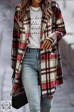 Checkered Wool Shacket Coat - QH Clothing