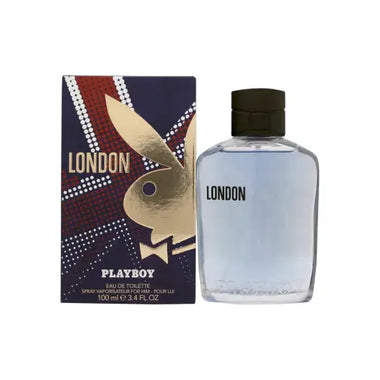 Playboy Playboy London Eau de Toilette 100ml Spray showcasing elegant fragrance bottle