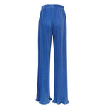 Pleated High Waist Trousers & Short Sleeve Top - Clothing