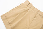 High Waist Pleated Wide Leg Shorts - QH Clothing