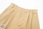 High Waist Pleated Wide Leg Shorts - QH Clothing