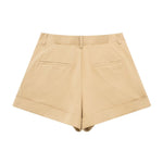 High Waist Pleated Wide Leg Shorts - QH Clothing