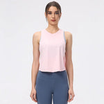 Yoga Short Sleeve Women Pleated Crumpled Half Waist Sports Blouse Casual All-Matching Yoga Jacket - Quality Home Clothing| Beauty