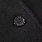 Polo Collar Double Breasted Wool Coat - QH Clothing