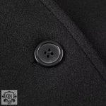 Polo Collar Double Breasted Wool Coat - QH Clothing