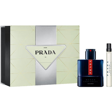 Prada Luna Rossa Ocean Eau de Parfum Gift Set 100ml EDP + 10ml EDP - Fragrance