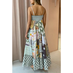 Printed Boho Maxi Dress for Summer - QH Clothing