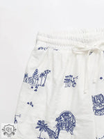 Spring Lace Up Embroidered Shorts - QH Clothing