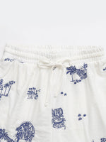 Spring Lace Up Embroidered Shorts - QH Clothing