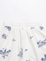 Spring Lace Up Embroidered Shorts - QH Clothing