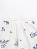 Spring Lace Up Embroidered Shorts - QH Clothing