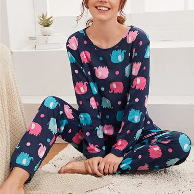 Home Wear Suit Pajamas Women Wear Eye Mask Three-Piece Set - Quality Home Clothing| Beauty