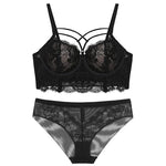 Push-Up Lace Bra Set - Clothing