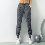 Pleated Slim-Fit Fitness Sports Pants Female Loose-Fit Tappered Trousers Running Pants Casual Quick-Drying Trousers Harem Pants Thin - Quality Home Clothing| Beauty