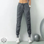 Pleated Slim-Fit Fitness Sports Pants Female Loose-Fit Tappered Trousers Running Pants Casual Quick-Drying Trousers Harem Pants Thin - Quality Home Clothing| Beauty